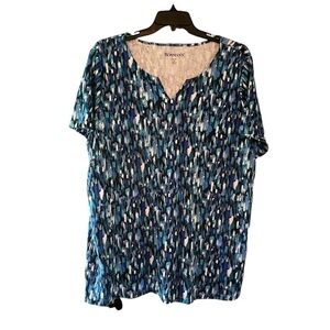 Roaman’s Women’s Plus Size Short Sleeve Tee